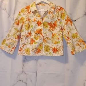 Think! Floral Jacket Small ❤️‍🩹❤️‍🩹❤️‍🩹❤️‍🩹